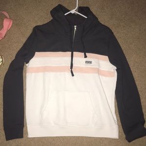 Pink half zip